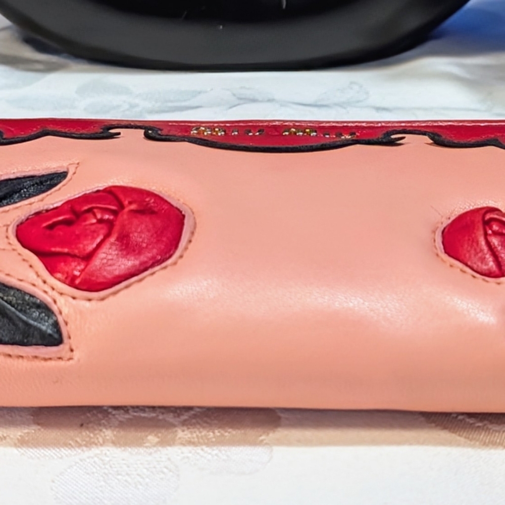 Miu Miu Pink and Red Western Design Wallet - Picture 7 of 14